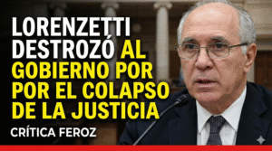 Miniatura con Ricardo Lorenzetti y el titular Lorenzetti destrozó al Gobierno por el colapso de la Justicia.