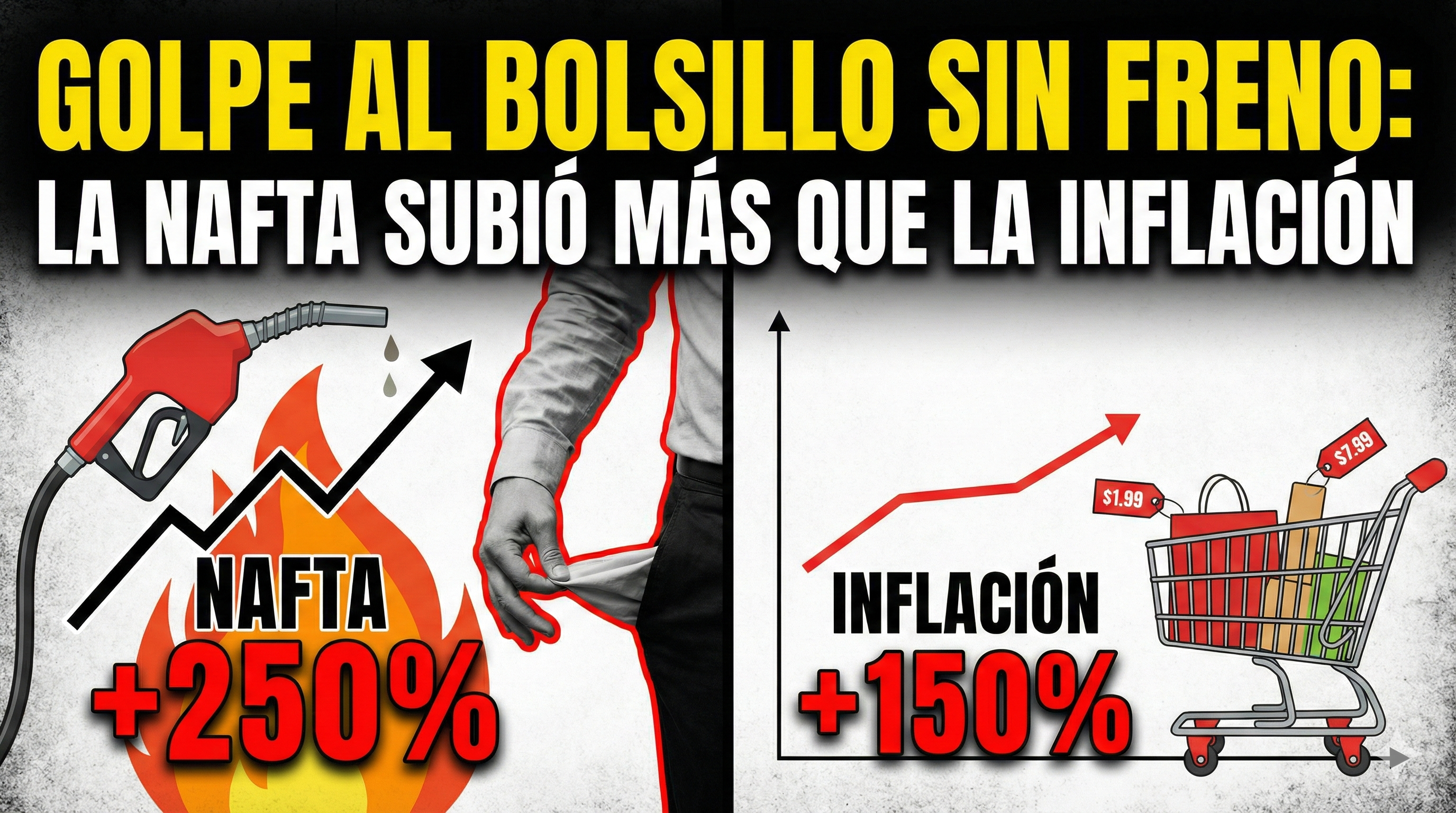 Aumento del precio de los combustibles en Argentina