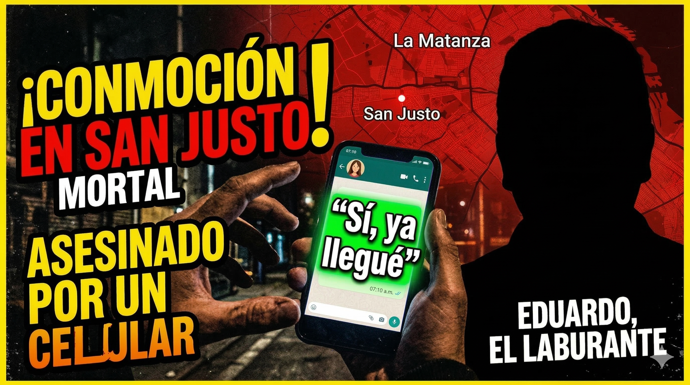 remisero asesinado en san justo la matanza mensaje macabro motochorros celular inseguridad