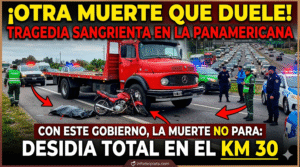 Accidente fatal en Panamericana kilómetro 30. Trágico choque de motociclista contra un camión en Tigre por desidia gubernamental y falta de controles.
