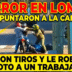 Motochorros armados apuntando a la cabeza a un motociclista durante un violento robo a plena luz del día en Lomas de Zamora marzo 2026.