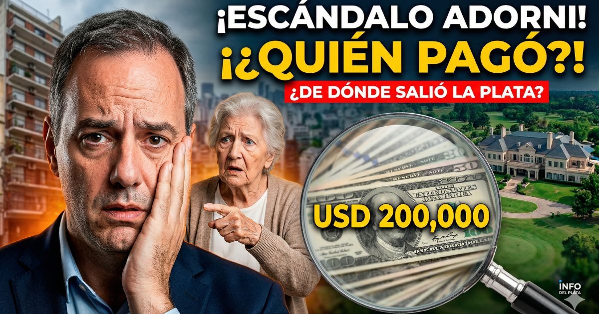 Manuel Adorni envuelto en escándalo de corrupción por compra de propiedades de lujo con dólares prestados por jubiladas