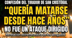 Cartel pidiendo Justicia por Ian y velas encendidas frente a la escuela en San Cristóbal tras el asesinato cometido por el tirador adolescente de 15 años.