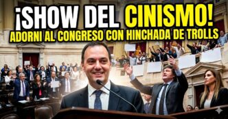 Manuel Adorni informe gestion Congreso militantes trolls Javier Milei ajuste