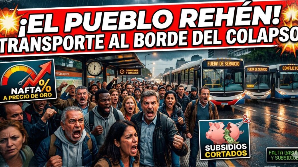 Una escena apocalíptica sobre la costa de Mar del Plata: una supercélula gigante de tormenta se cierne sobre la playa en un día soleado, creando un contraste visual impactante y aterrador. Pequeñas figuras humanas en la orilla se ven diminutas ante el poder de la naturaleza. Una imagen cargada de drama y emoción, diseñada para capturar la atención de inmediato y que invita a ser compartida.