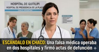 Falsa médica en Chaco descubierta en hospitales de Quitilipi y Presidencia de la Plaza con matrícula robada