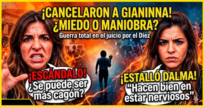 Escándalo en el juicio de Maradona: Dalma y Gianinna furiosas por la suspensión de la declaración.