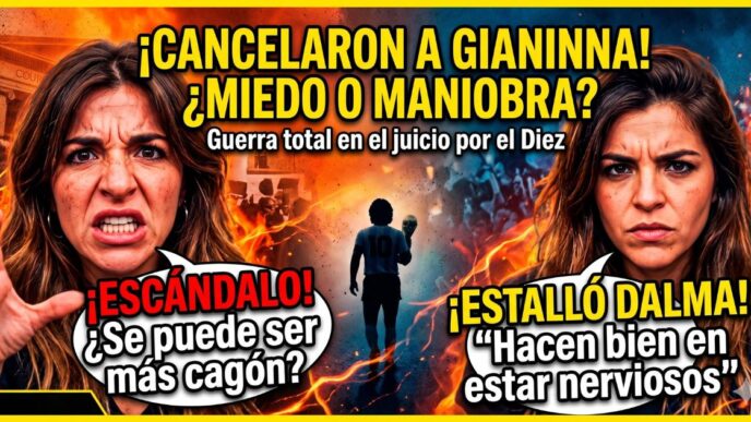 Escándalo en el juicio de Maradona: Dalma y Gianinna furiosas por la suspensión de la declaración.