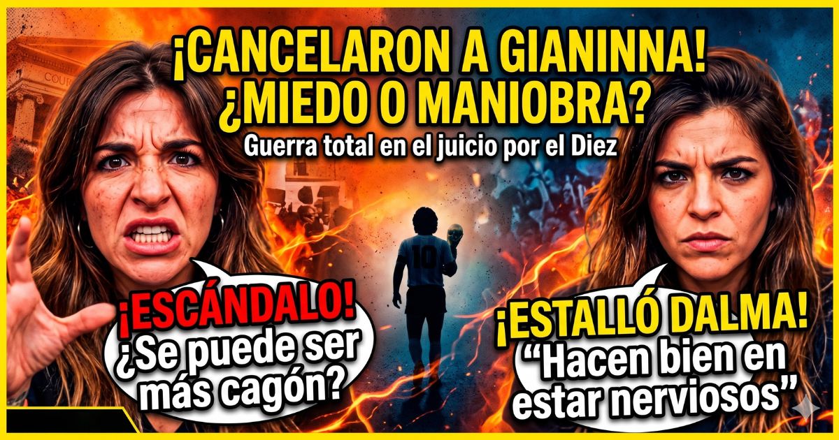 Escándalo en el juicio de Maradona: Dalma y Gianinna furiosas por la suspensión de la declaración.