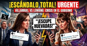 Escándalo en el Gobierno: Victoria Villarruel y Lilia Lemoine peleando en redes sociales por la interna de La Libertad Avanza.
