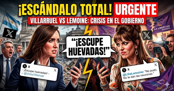 Escándalo en el Gobierno: Victoria Villarruel y Lilia Lemoine peleando en redes sociales por la interna de La Libertad Avanza.