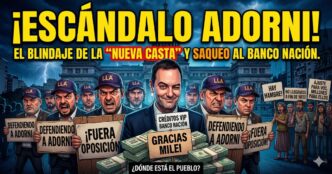 Manuel Adorni protegido por diputados libertarios en el Congreso escándalo créditos millonarios Banco Nación nueva casta ajuste