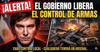 Javier Milei liberando el control de armas en Argentina. Arsenal de fusiles, pistolas y explosivos sin control municipal tras la escandalosa medida del RENAR y el Gobierno Nacional.