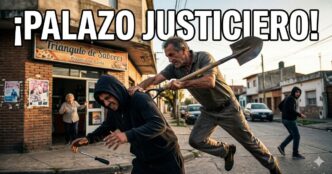 Vecino justiciero golpea con una pala a ladrón armado con un destornillador en robo a pizzería de Moreno