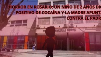 Fachada del Hospital de Niños Zona Norte en Rosario, lugar donde permanece internado el menor de 2 años intoxicado con cocaína.