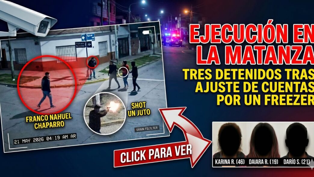 Video de cámara de seguridad del brutal crimen en La Matanza: ejecutan a un joven por la deuda de un freezer.