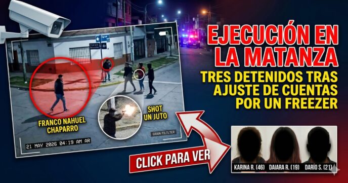 Video de cámara de seguridad del brutal crimen en La Matanza: ejecutan a un joven por la deuda de un freezer.