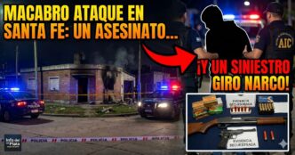 Operativo policial nocturno y armas incautadas tras el macabro crimen en Villa Amelia con un oscuro giro narco.
