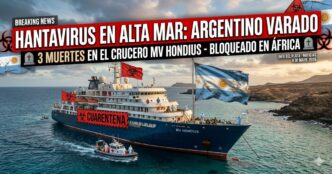 Crucero MV Hondius varado en alta mar frente a Cabo Verde por brote letal de hantavirus con un tripulante argentino a bordo.