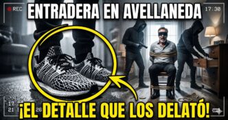 Cámara de seguridad capta violenta entradera en Avellaneda: el insólito detalle en las zapatillas que arruinó el robo perfecto.