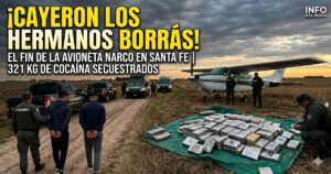Detención hermanos Borras operativo avioneta narco y secuestro de 321 kilos de cocaína en Santa Fe Gendarmería