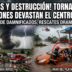 Temporal en Argentina: tornado arrasa una casa en Las Flores y bomberos rescatan a una familia de un auto inundado en Mar del Plata