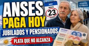 ANSES paga hoy a jubilados y pensionados en Argentina, mientras el dinero no alcanza frente al ajuste, la inflación y la pérdida del poder adquisitivo.