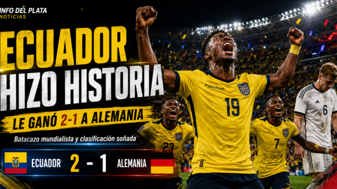 Ecuador le ganó 2 a 1 a Alemania en el Mundial 2026 y logró una clasificación histórica.