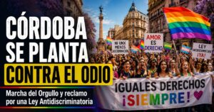 Córdoba marcha contra el odio en la previa del Día del Orgullo LGBT con reclamo por una Ley Antidiscriminatoria.