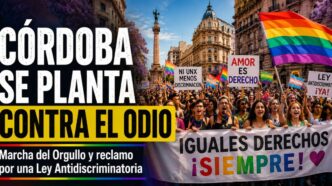 Córdoba marcha contra el odio en la previa del Día del Orgullo LGBT con reclamo por una Ley Antidiscriminatoria.