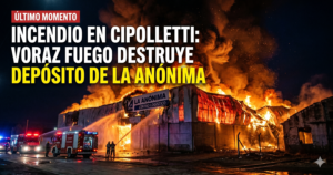 Fotografía de primer plano que captura el momento emocionante en que un bombero del cuerpo de Medellín, con su uniforme y equipo de seguridad, desciende en rappel por la fachada de un edificio de ladrillo. Sostiene suavemente a un pequeño gatito asustado, con un arnés especial de rescate, lejos de una cornisa estrecha. El fondo muestra la ciudad y la altura del rescate.