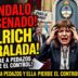 Patricia Bullrich desesperada y acorralada en el Senado de la Nación por el escándalo del Gobierno de Milei.