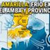 Mapa de alerta amarilla por frío extremo en el AMBA y provincias congeladas por la ola polar.