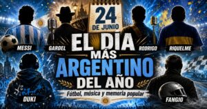 El día más argentino del año: Messi, Gardel, Rodrigo, Riquelme, Duki y Fangio reunidos en una miniatura sobre cultura popular argentina