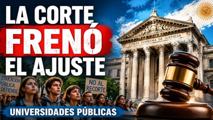 La Corte Suprema frena el ajuste del Gobierno y ordena cumplir con el financiamiento universitario para defender las universidades públicas argentinas.