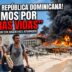 Imagen dramática optimizada de la evacuación de turistas argentinos del hotel Viva Dominicus en República Dominicana por un voraz incendio.