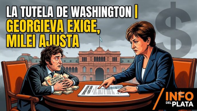 LA TUTELA DE WASHINGTON: GEORGIEVA LLEGA PARA PASAR REVISTA