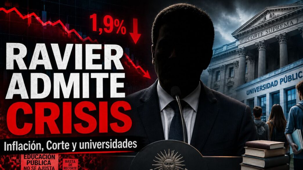 Ravier admite crisis por inflación, Corte Suprema y universidades públicas en medio del ajuste del Gobierno