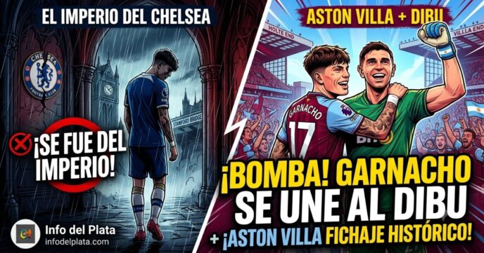 Alejandro Garnacho se une a Aston Villa junto a Dibu Martinez tras dejar Chelsea