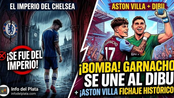 Alejandro Garnacho se une a Aston Villa junto a Dibu Martinez tras dejar Chelsea