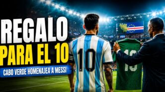 Cabo Verde homenajeará a Messi con una camiseta número 10 antes del duelo contra Argentina por el Mundial 2026.