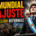 Javier Milei frente a la Casa Rosada en una miniatura sobre el ajuste de Milei tras el Mundial y el avance de nuevas reformas.