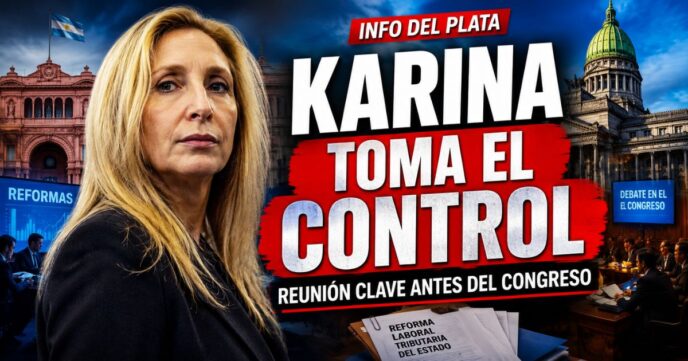 Karina Milei toma el control de la mesa política del Gobierno antes de una reunión clave por reformas en el Congreso.