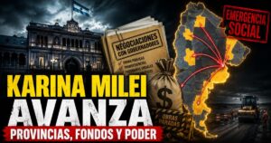 Karina Milei avanza sobre las provincias con fondos, obras y negociaciones con gobernadores en medio de la emergencia social.
