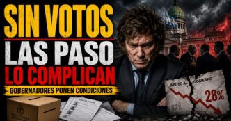 Milei se queda sin votos para eliminar las PASO mientras los gobernadores ponen condiciones al Gobierno.