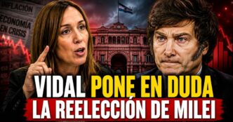 María Eugenia Vidal pone en duda la reelección de Javier Milei mientras crece la preocupación por la economía argentina.
