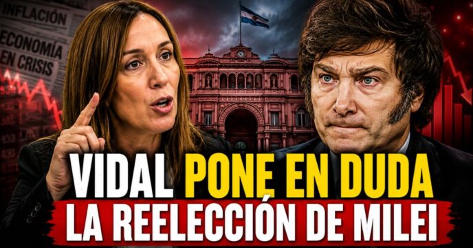 María Eugenia Vidal pone en duda la reelección de Javier Milei mientras crece la preocupación por la economía argentina.
