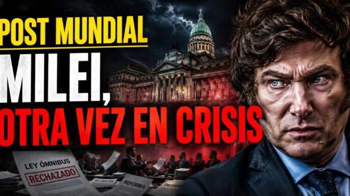 Crisis política post Mundial: Javier Milei frente al Congreso en medio de internas y tensión legislativa