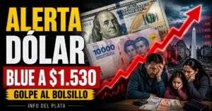 Alerta dólar: el blue volvió a $1.530 y crece el temor por un nuevo golpe al bolsillo de los argentinos.