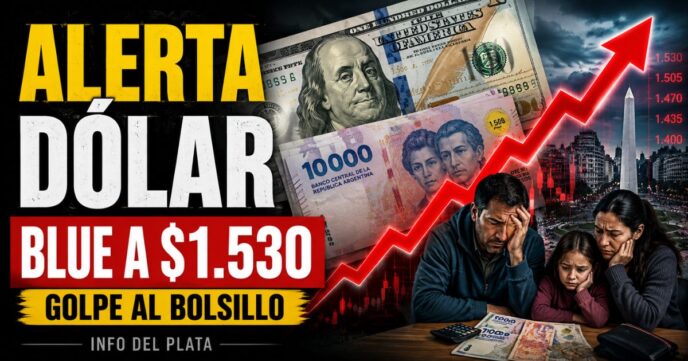 Alerta dólar: el blue volvió a $1.530 y crece el temor por un nuevo golpe al bolsillo de los argentinos.